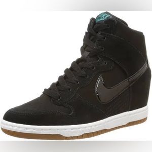 Nike Dunk Sky High Black Gum Women Size 5.5/36